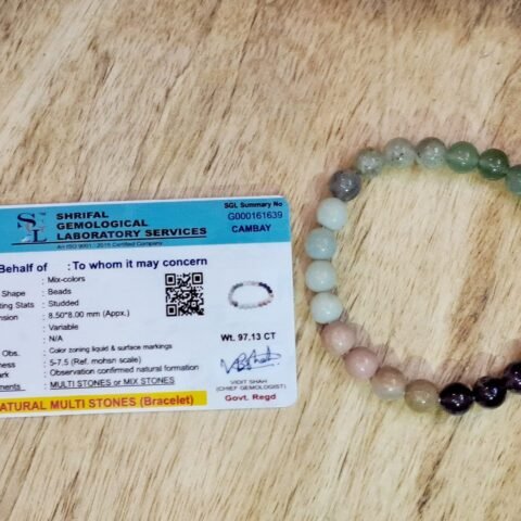 Divine Spirituals Zodiac Crystal Sagittarius Sun Sign Certified Bracelet Original Natural 8 mm Stone Beads (Unisex) with Palo Santo Stick Chakra Healing Bracelets Abundance Stones 2