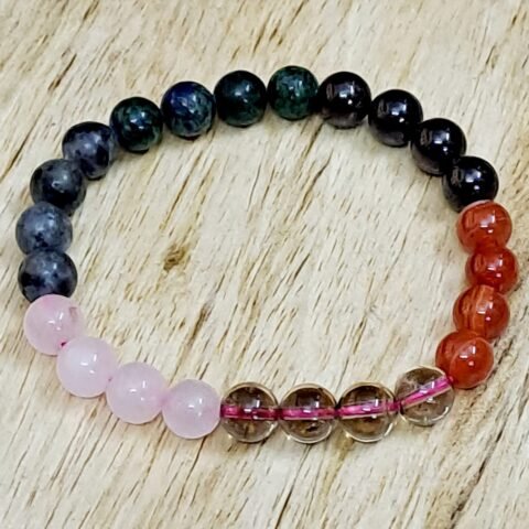 Divine Spirituals Zodiac Crystal Capricorn Sun Sign Certified Bracelet Original Natural 8 mm Stone Beads (Unisex) with Palo Santo Stick Chakra Healing Bracelets Abundance Stones 2
