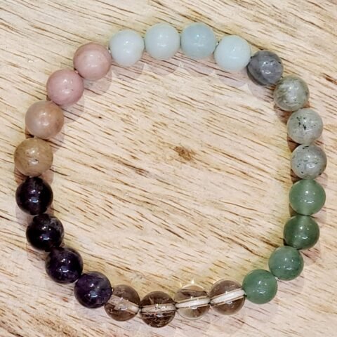 Divine Spirituals Zodiac Natural Crystal Sagittarius Sun Sign Certified Unisex Bracelet Original Natural 8 mm Stone Beads with Palo Santo Smudge Chakra Healing Bracelets Abundance Stones 2