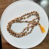 Divine Spirituals Handcrafted Tulsi Mala for Meditation, Prayer, Mantra Chanting, and Holy Basil Natural Aromatherapy, Chakra Alignment, Energy Balancing, Ideal Gift for, Spiritual Growth, Inner Peace Crystal Mala Abundance Stones 4